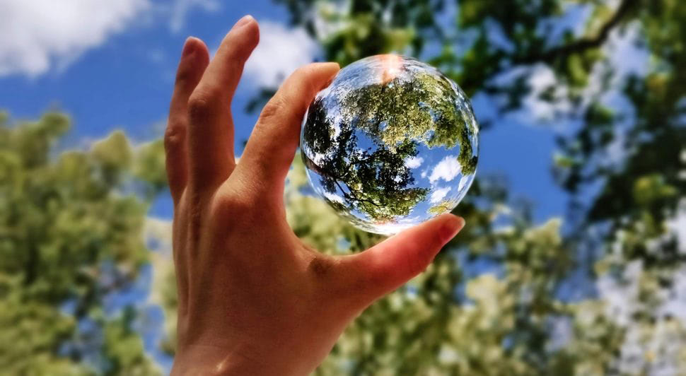 recycle clear ball