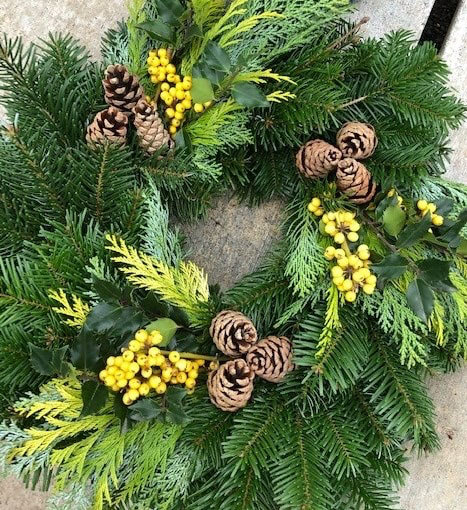 Wreaths, Greenery and Holiday Containers